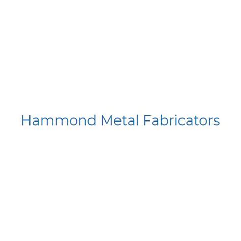 hammond metal fabricators west columbia sc|hammond metal fabricators shelton road.